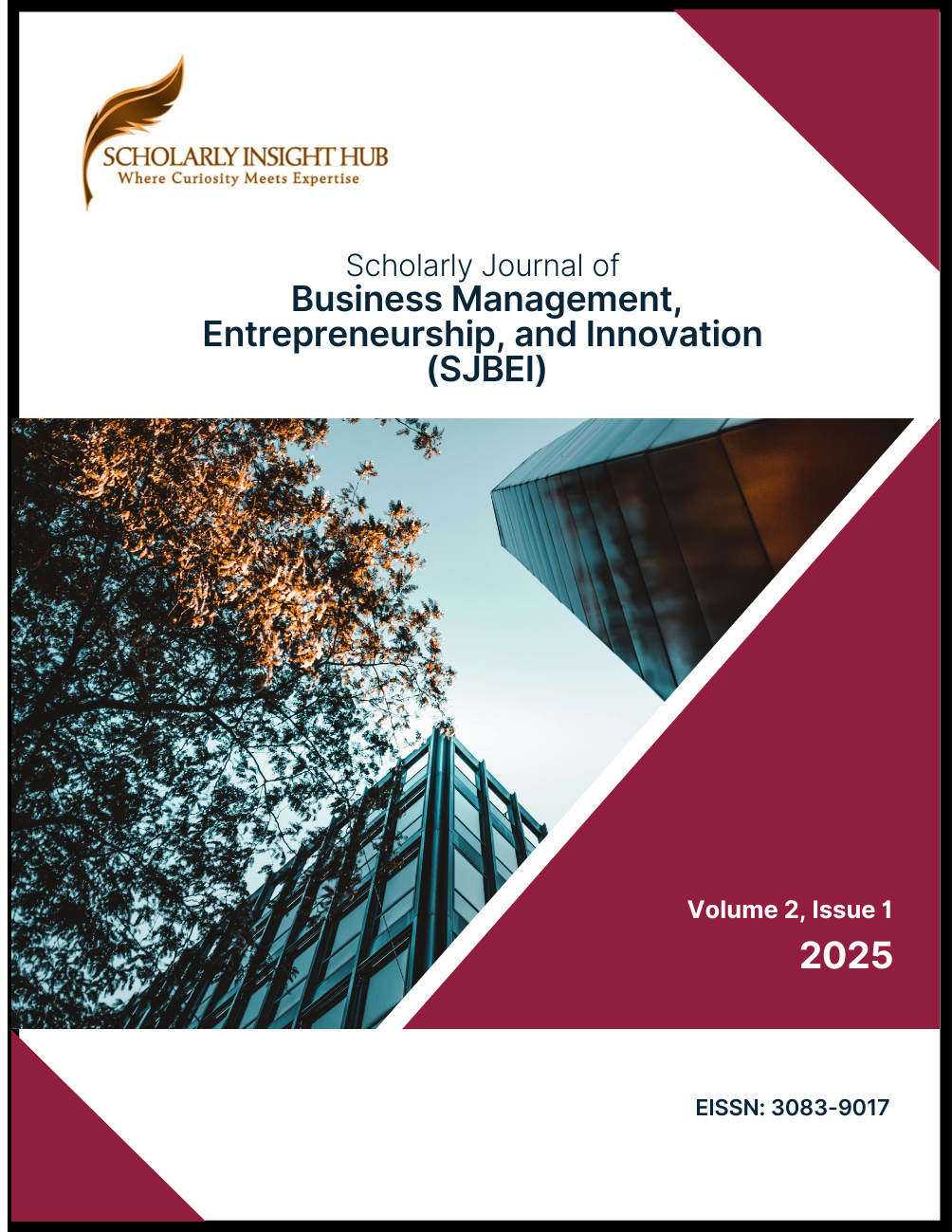 View Vol. 2 No. 1 (2025): Scholarly Journal of Business Management, Entrepreneurship and Innovation